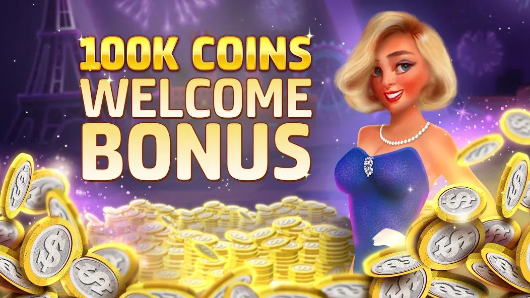 Скачать Vegas Downtown Slots & Words последней версии — Безлимитные монеты и подсказки — скриншот 3 Скачать Vegas Downtown Slots & Words последней версии — Безлимитные монеты и подсказки — скриншот 3
