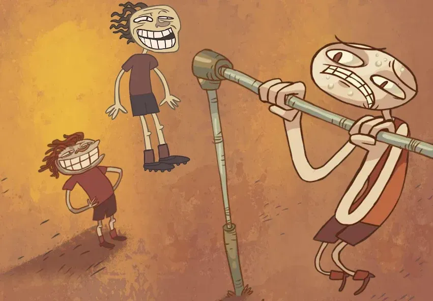 Troll Face Quest Sports Puzzle (Мод: Открыты все спортивные головоломки) — скачать на Андроид — скриншот 1 Troll Face Quest Sports Puzzle (Мод: Открыты все спортивные головоломки) — скачать на Андроид — скриншот 1