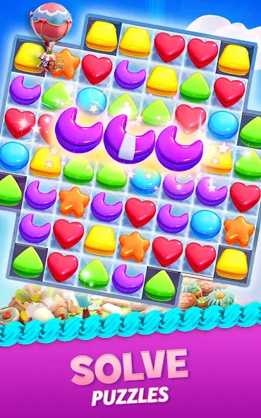 Cookie Jam Blast™ Match 3 Game на телефон — скачать мод: Безлимитные жизни и усилители — скриншот 1 Cookie Jam Blast™ Match 3 Game на телефон — скачать мод: Безлимитные жизни и усилители — скриншот 1