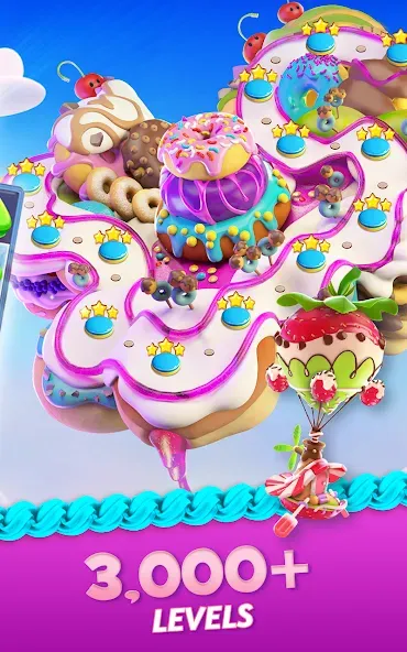 Cookie Jam Blast™ Match 3 Game на телефон — скачать мод: Безлимитные жизни и усилители — скриншот 2 Cookie Jam Blast™ Match 3 Game на телефон — скачать мод: Безлимитные жизни и усилители — скриншот 2