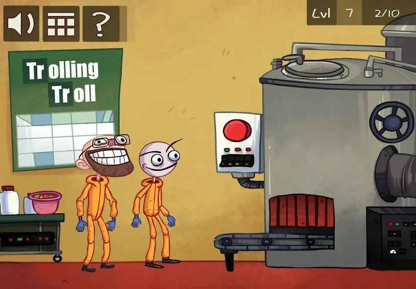 Troll Face Quest: TV Shows на телефон — скачать мод: Безлимитные подсказки и открыты все уровни — скриншот 4 Troll Face Quest: TV Shows на телефон — скачать мод: Безлимитные подсказки и открыты все уровни — скриншот 4