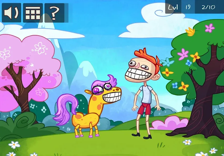 Troll Face Quest: TV Shows на телефон — скачать мод: Безлимитные подсказки и открыты все уровни — скриншот 5 Troll Face Quest: TV Shows на телефон — скачать мод: Безлимитные подсказки и открыты все уровни — скриншот 5