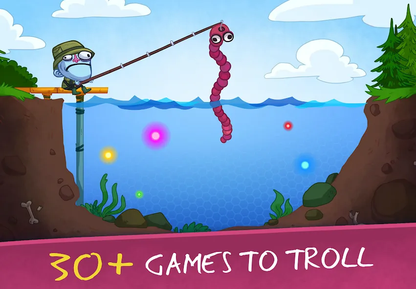 Troll Face Quest: VideoGames 2 MOD APK: Открыты все уровни и подсказки — скриншот 2