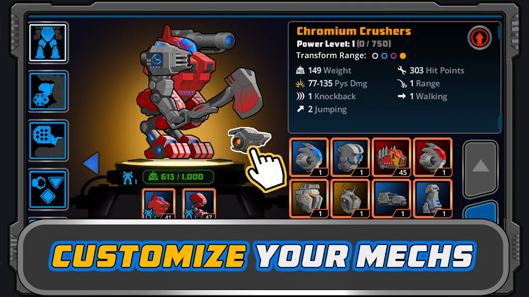 Super Mechs — взломанная версия, Безлимитные деньги и мощные роботы — скриншот 3 Super Mechs — взломанная версия, Безлимитные деньги и мощные роботы — скриншот 3