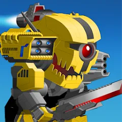 Super Mechs — взломанная версия, Безлимитные деньги и мощные роботы