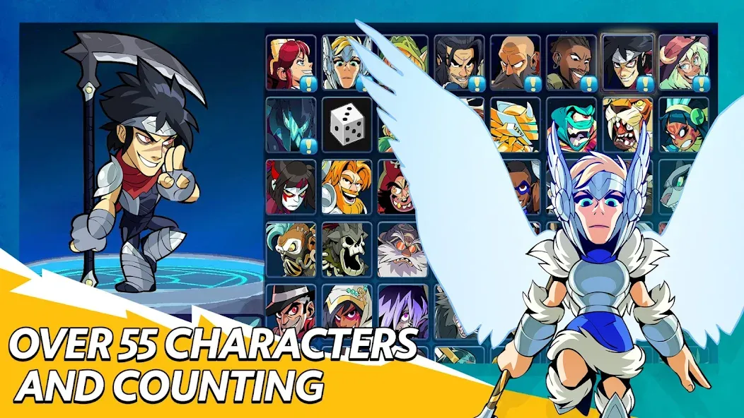 Brawlhalla бесплатно на Андроид — мод: Безлимитные монеты и открыты все персонажи — скриншот 2 Brawlhalla бесплатно на Андроид — мод: Безлимитные монеты и открыты все персонажи — скриншот 2