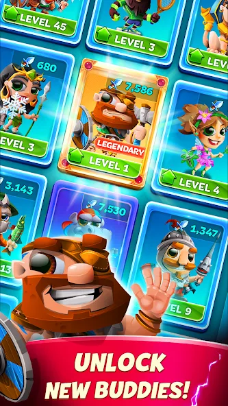 Lucky Buddies — Много монет и бонусов, скачать мод APK — скриншот 4