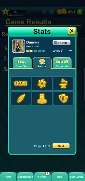 Word Battle MOD APK скачать на Андроид — Безлимитные подсказки и жизни — скриншот 3 Word Battle MOD APK скачать на Андроид — Безлимитные подсказки и жизни — скриншот 3