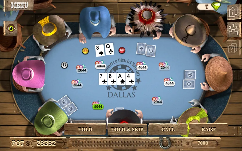 Governor of Poker 2 - Offline взлом на Андроид — Безлимитные деньги и все турниры — скриншот 5 Governor of Poker 2 - Offline взлом на Андроид — Безлимитные деньги и все турниры — скриншот 5