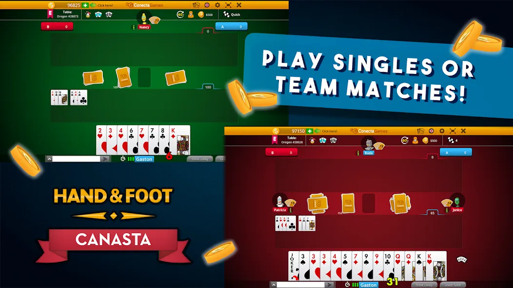 Скачать Hand and Foot Canasta — Безлимитные монеты и все уровни — скриншот 4