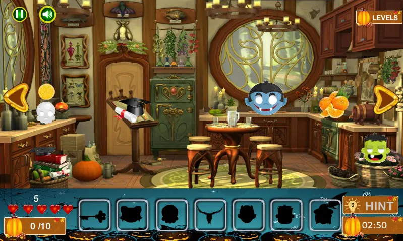 Halloween Hidden Objects MOD APK: Все предметы легко найти — скриншот 4 Halloween Hidden Objects MOD APK: Все предметы легко найти — скриншот 4