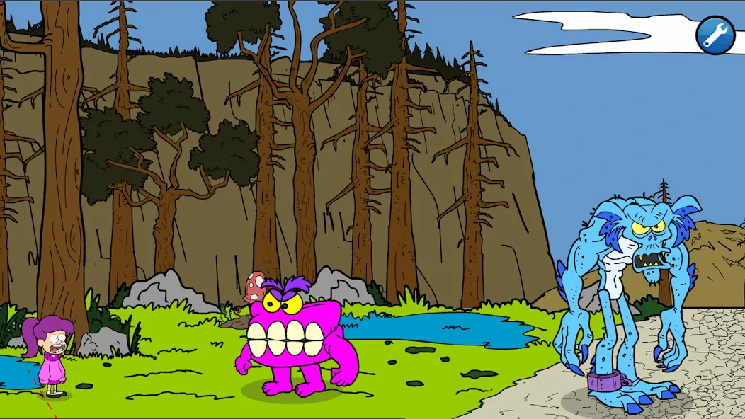 Gravity Forest Saw Trap на телефон — скачать мод: Безлимитные жизни и подсказки — скриншот 1 Gravity Forest Saw Trap на телефон — скачать мод: Безлимитные жизни и подсказки — скриншот 1