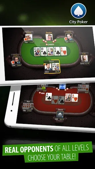 Мод City Poker: Holdem, Omaha — Безлимитные фишки и бонусы, скачать APK — скриншот 5