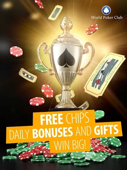 Скачать Poker Games: World Poker Club последней версии — Безлимитные фишки и открыты все столы — скриншот 4 Скачать Poker Games: World Poker Club последней версии — Безлимитные фишки и открыты все столы — скриншот 4