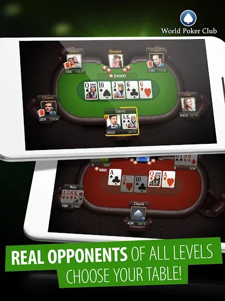 Скачать Poker Games: World Poker Club последней версии — Безлимитные фишки и открыты все столы — скриншот 5 Скачать Poker Games: World Poker Club последней версии — Безлимитные фишки и открыты все столы — скриншот 5