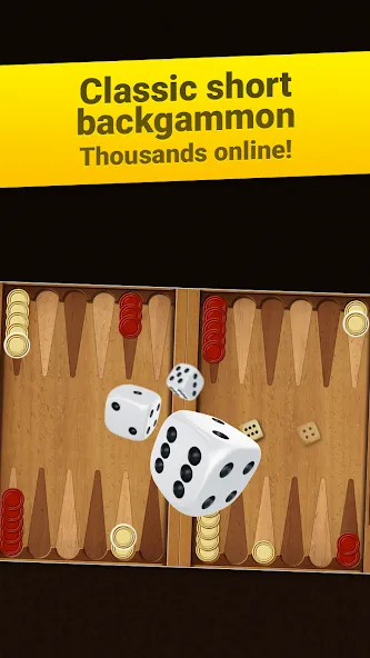 Скачать Backgammon Short Arena на Андроид с модом — Безлимитные монеты и открытые уровни — скриншот 1
