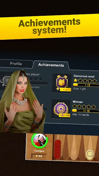 Скачать Backgammon Short Arena на Андроид с модом — Безлимитные монеты и открытые уровни — скриншот 4