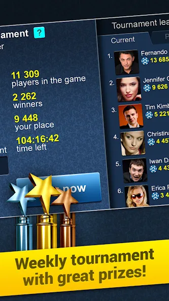 Poker Arena: texas holdem game на телефон — скачать мод: Безлимитные фишки и открыты все столы — скриншот 3