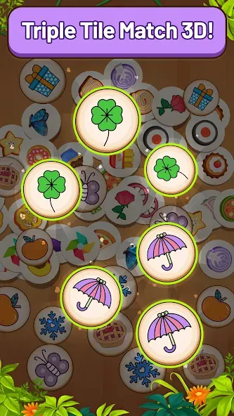 Triple Tile 3D: Connect Puzzle — взломанная версия, Безлимитные подсказки и отмена ходов — скриншот 2 Triple Tile 3D: Connect Puzzle — взломанная версия, Безлимитные подсказки и отмена ходов — скриншот 2