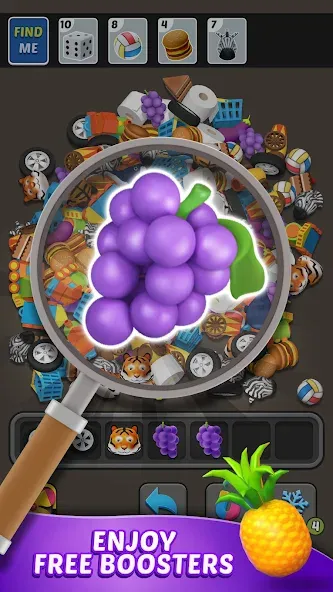 Скачать взлом Triple Find - Match Triple 3D — Безлимитные подсказки и открыты уровни — скриншот 2