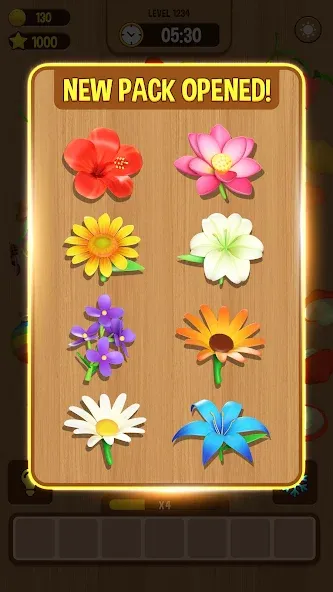 Скачать Match Triple 3D: Matching Tile Mod APK — Безлимитные монеты и подсказки — скриншот 5