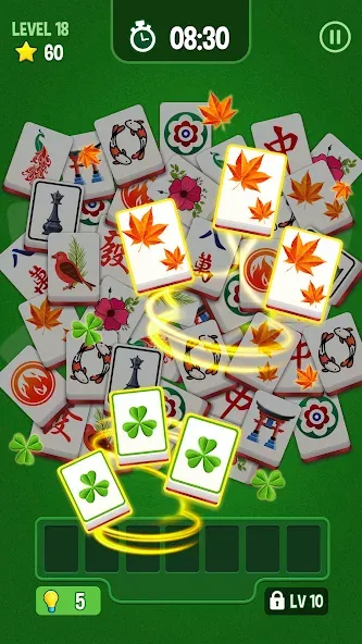 Скачать мод Mahjong Triple 3D -Tile Match — Безлимитные подсказки и бустеры — скриншот 5 Скачать мод Mahjong Triple 3D -Tile Match — Безлимитные подсказки и бустеры — скриншот 5