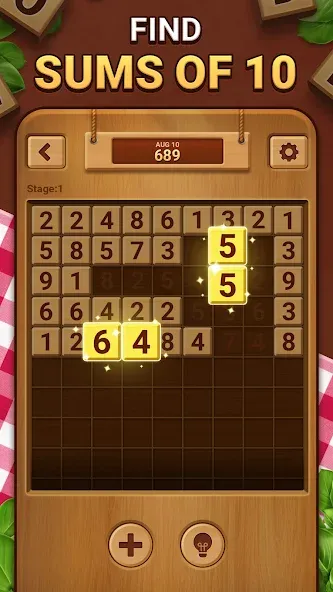Скачать взлом Woodber - Classic Number Game — Без рекламы и подсказки доступны — скриншот 2 Скачать взлом Woodber - Classic Number Game — Без рекламы и подсказки доступны — скриншот 2