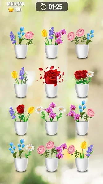 Zen Blossom на телефон — скачать мод: Бесконечные подсказки и бустеры — скриншот 2 Zen Blossom на телефон — скачать мод: Бесконечные подсказки и бустеры — скриншот 2