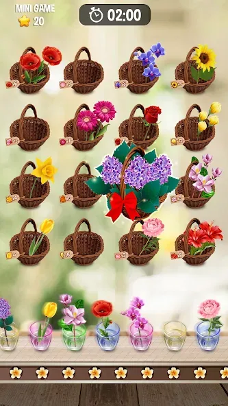 Zen Blossom на телефон — скачать мод: Бесконечные подсказки и бустеры — скриншот 3 Zen Blossom на телефон — скачать мод: Бесконечные подсказки и бустеры — скриншот 3