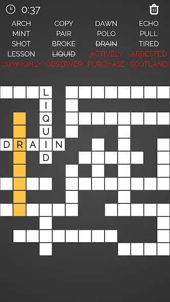 Crossword : Word Fill взлом на Андроид — Безлимитные подсказки и открыты все уровни — скриншот 4 Crossword : Word Fill взлом на Андроид — Безлимитные подсказки и открыты все уровни — скриншот 4