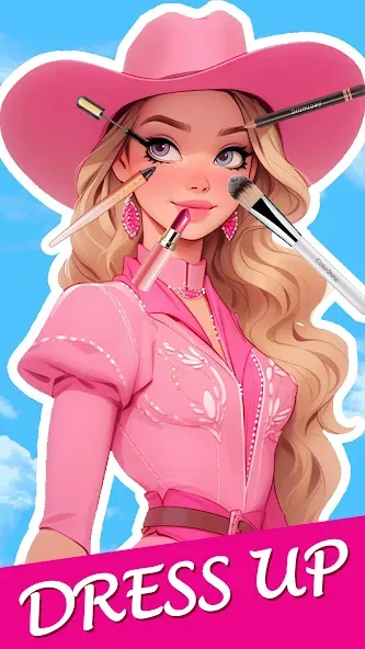 Doll Makeover: dress up games MOD APK: Безлимитные монеты и все наряды — скриншот 1