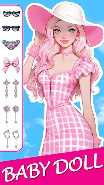 Doll Makeover: dress up games MOD APK: Безлимитные монеты и все наряды — скриншот 2