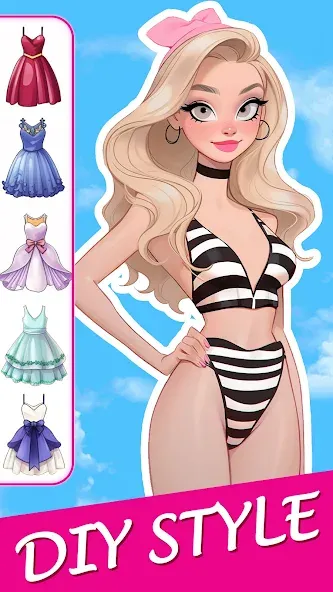 Doll Makeover: dress up games MOD APK: Безлимитные монеты и все наряды — скриншот 3