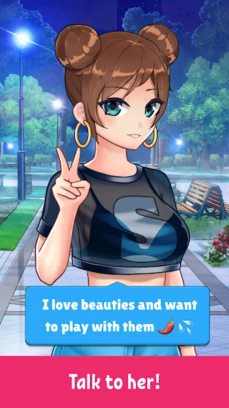 PP: Adult Games Fun Girls sims мод на Андроид: Открыты все девушки и сцены — скриншот 3