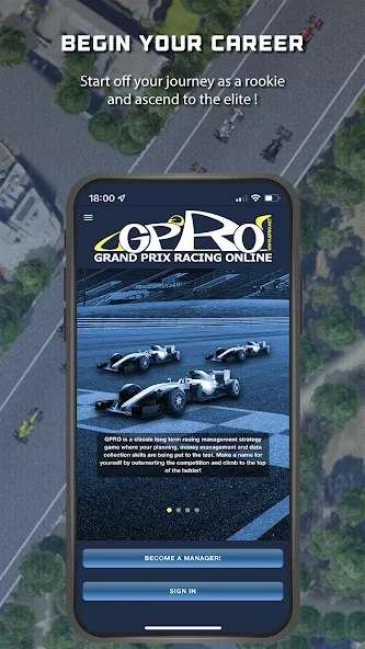 GPRO - Classic racing manager — Безлимитные деньги и ресурсы, скачать мод APK — скриншот 1