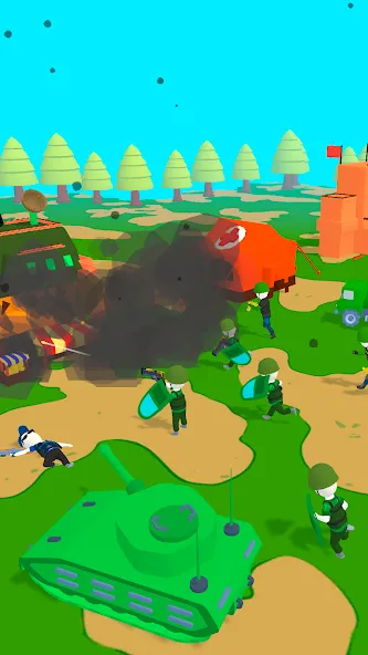 Скачать Island Warfare 3D: Guns' Land последней версии — Безлимитные деньги и оружие — скриншот 4 Скачать Island Warfare 3D: Guns' Land последней версии — Безлимитные деньги и оружие — скриншот 4