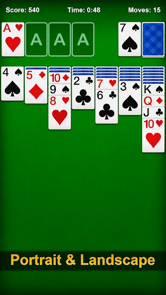 Solitaire - Classic Card Games мод на Андроид: Без рекламы и без ограничений — скриншот 2 Solitaire - Classic Card Games мод на Андроид: Без рекламы и без ограничений — скриншот 2