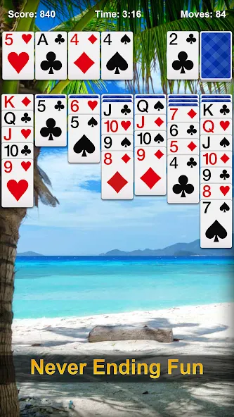 Solitaire - Classic Card Games мод на Андроид: Без рекламы и без ограничений — скриншот 4 Solitaire - Classic Card Games мод на Андроид: Без рекламы и без ограничений — скриншот 4