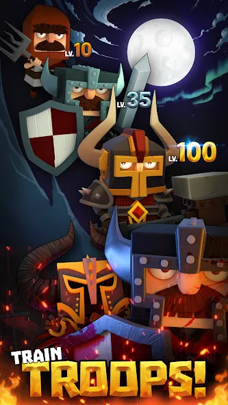 Kingdoms of HF - Dragon War взлом на Андроид — Безлимитные ресурсы и сильная армия — скриншот 2 Kingdoms of HF - Dragon War взлом на Андроид — Безлимитные ресурсы и сильная армия — скриншот 2
