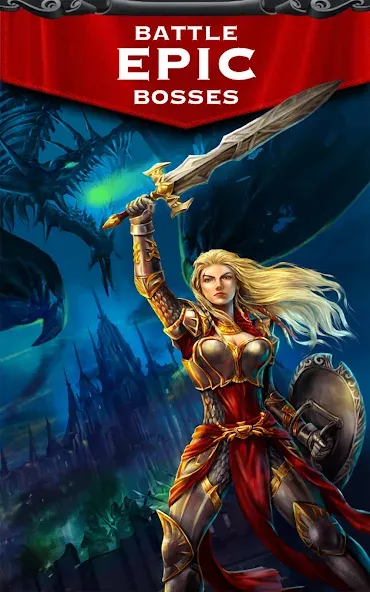 Скачать взлом Kingdoms at War: Hardcore PVP — Безлимитные ресурсы и усиленная армия — скриншот 5