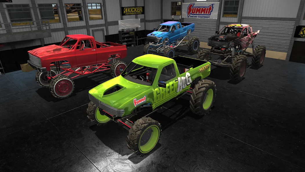 Trucks Off Road (Мод: Безлимитные деньги и мощные грузовики) — скачать на Андроид — скриншот 4 Trucks Off Road (Мод: Безлимитные деньги и мощные грузовики) — скачать на Андроид — скриншот 4