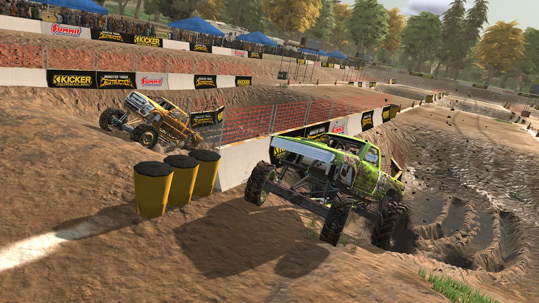 Trucks Off Road (Мод: Безлимитные деньги и мощные грузовики) — скачать на Андроид — скриншот 5 Trucks Off Road (Мод: Безлимитные деньги и мощные грузовики) — скачать на Андроид — скриншот 5