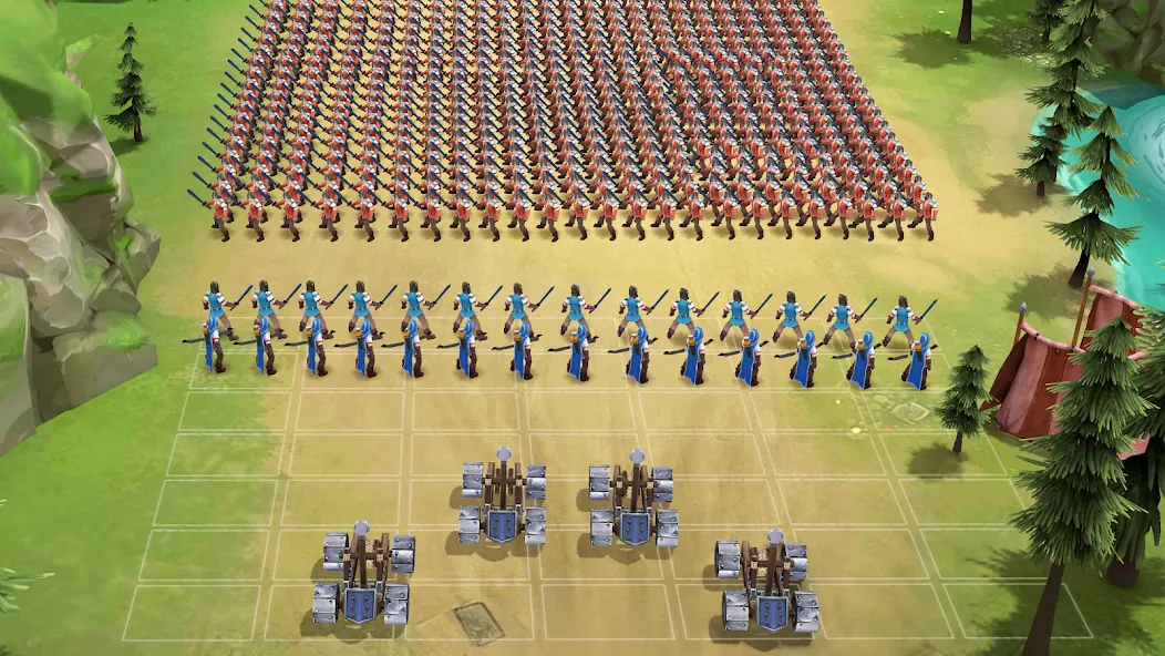Мод Kingdom Clash - Strategy Game — Безлимитные ресурсы и усиленная армия, скачать APK — скриншот 2 Мод Kingdom Clash - Strategy Game — Безлимитные ресурсы и усиленная армия, скачать APK — скриншот 2