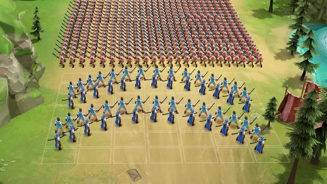 Мод Kingdom Clash - Strategy Game — Безлимитные ресурсы и усиленная армия, скачать APK — скриншот 3 Мод Kingdom Clash - Strategy Game — Безлимитные ресурсы и усиленная армия, скачать APK — скриншот 3