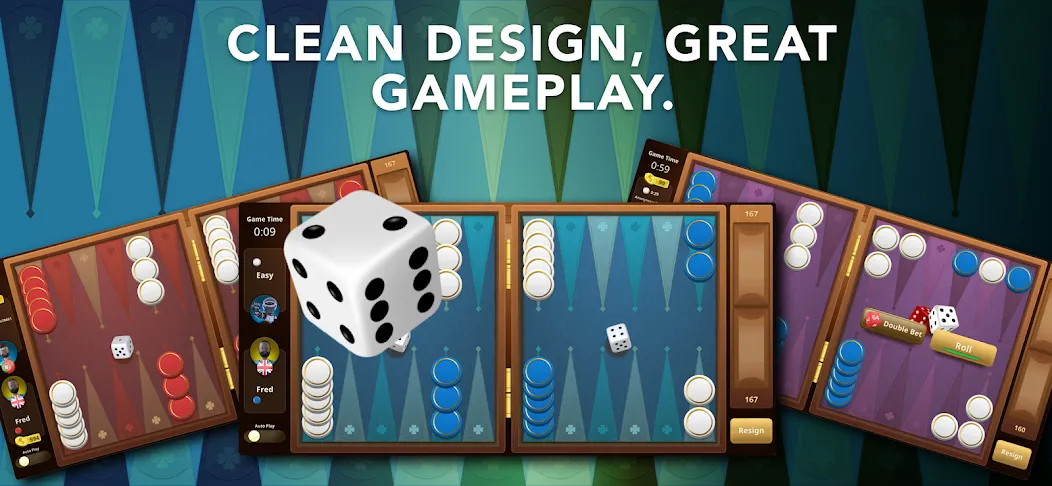 Мод Backgammon Classic + Online — Без рекламы и онлайн-режим открыт, скачать APK — скриншот 3