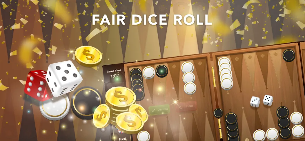 Мод Backgammon Classic + Online — Без рекламы и онлайн-режим открыт, скачать APK — скриншот 4