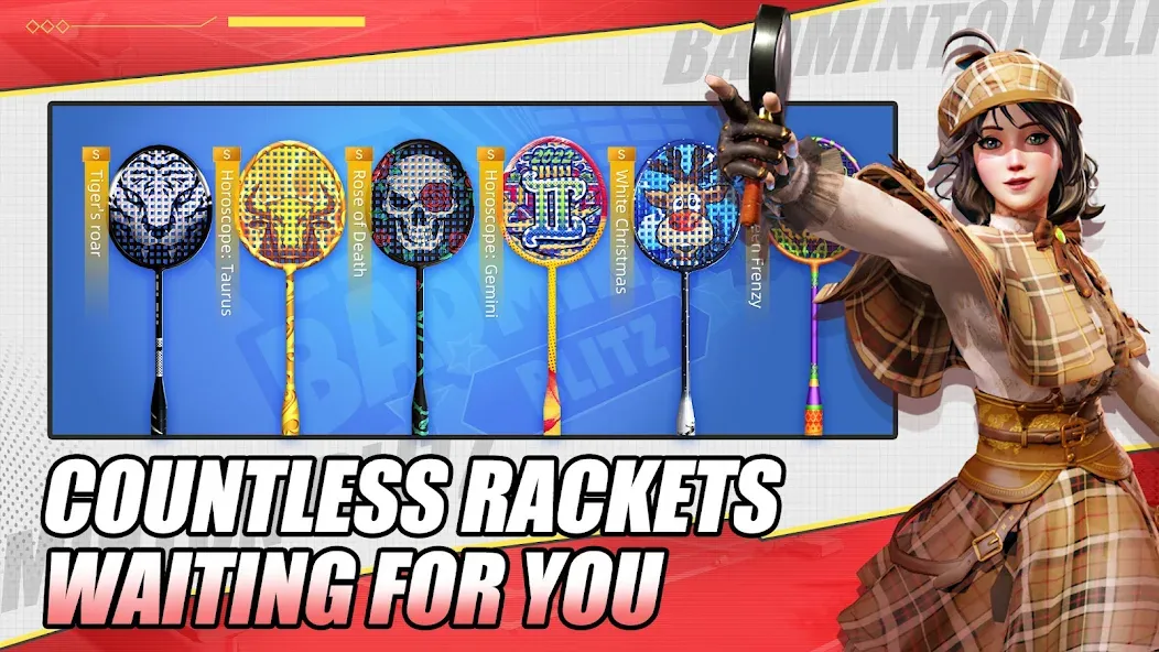 Badminton Blitz - PVP online взлом APK — Безлимитные монеты и энергия — скриншот 2