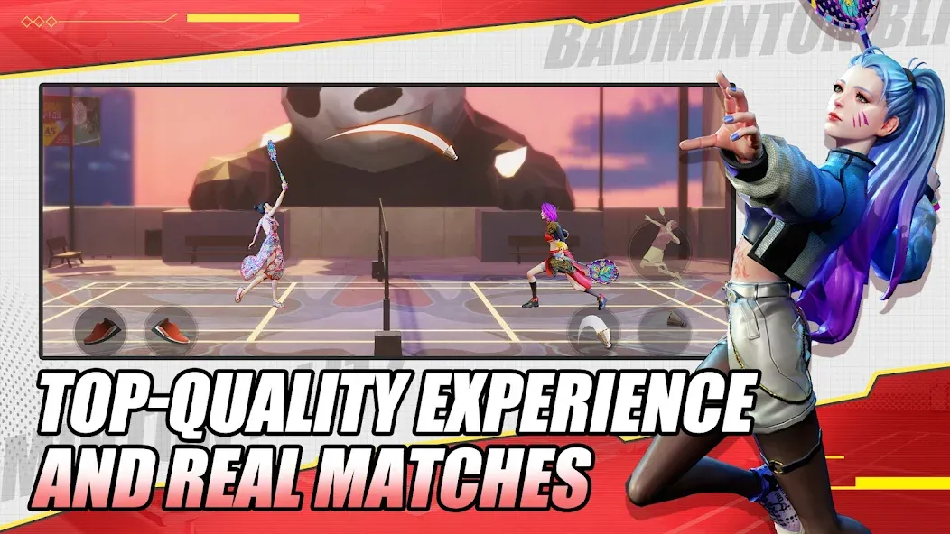 Badminton Blitz - PVP online взлом APK — Безлимитные монеты и энергия — скриншот 3