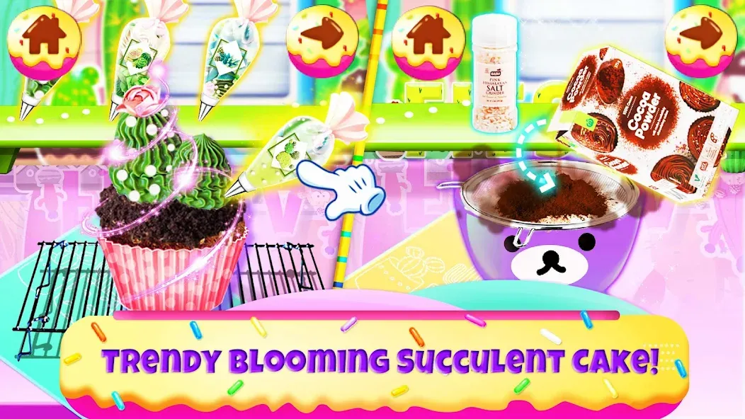 Baking! Cooking Games for Fun бесплатно на Андроид — мод: Безлимитные деньги и всё открыто — скриншот 3 Baking! Cooking Games for Fun бесплатно на Андроид — мод: Безлимитные деньги и всё открыто — скриншот 3