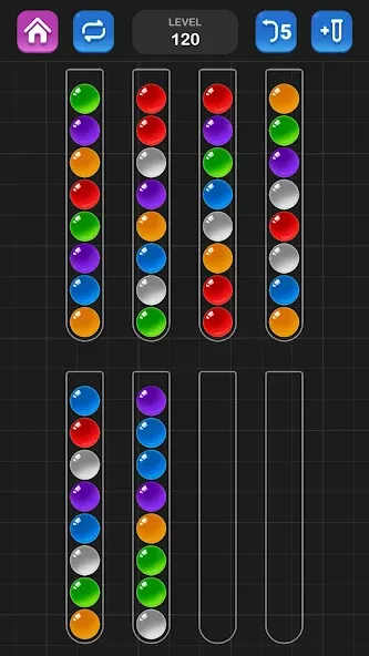 Скачать Ball Sort Puzzle - Color Game на Андроид с модом — Без рекламы и все уровни открыты — скриншот 2 Скачать Ball Sort Puzzle - Color Game на Андроид с модом — Без рекламы и все уровни открыты — скриншот 2